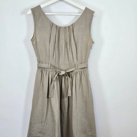 Kookai Grey Linen Swing Dress - Picture 1 of 8